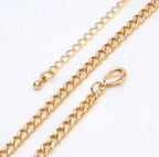 Sal Bracelet - Gold / Silver Curb Chain Bracelet