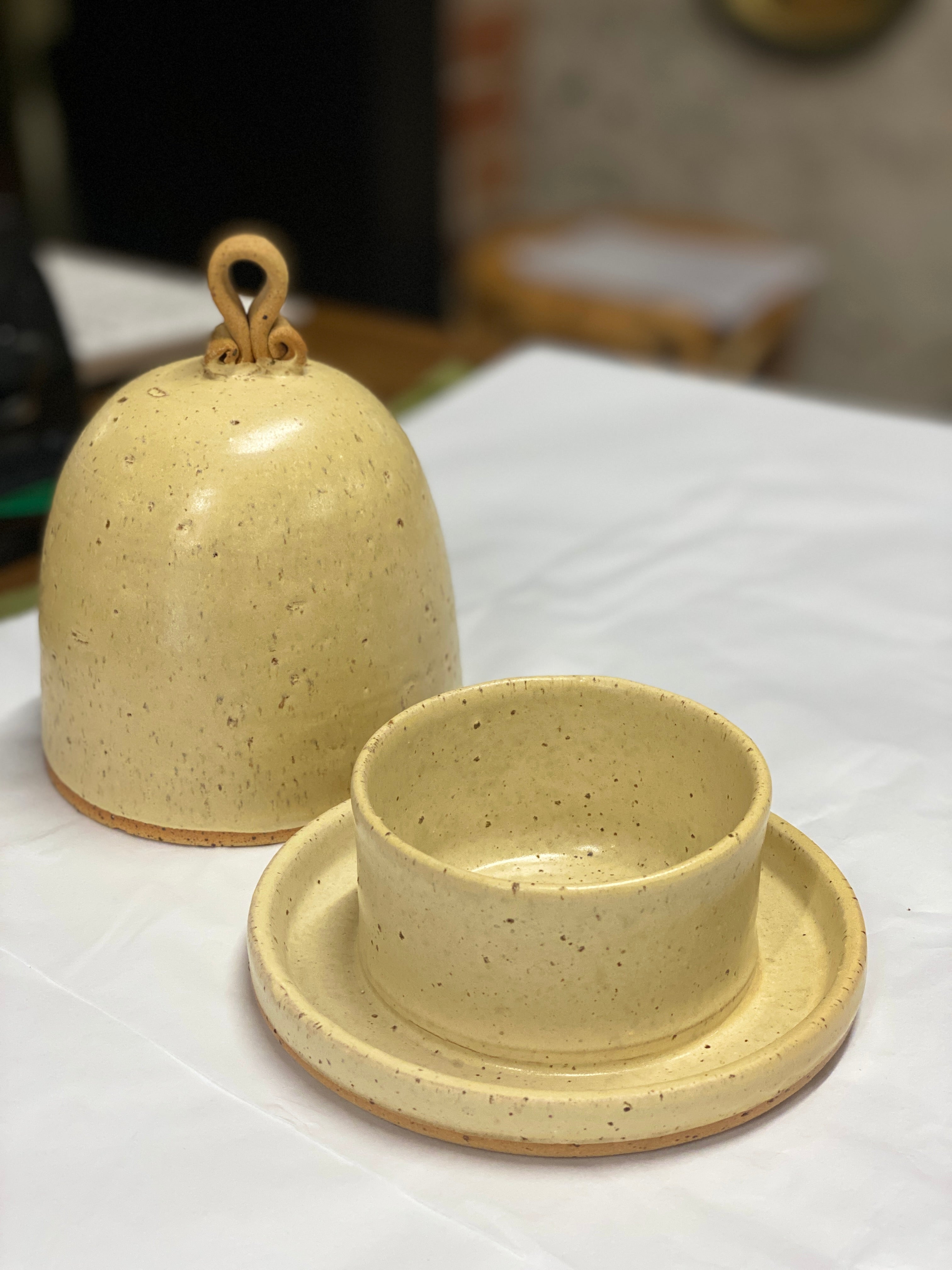 Handmade French Butter Dish
