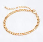 Sal Bracelet - Gold / Silver Curb Chain Bracelet