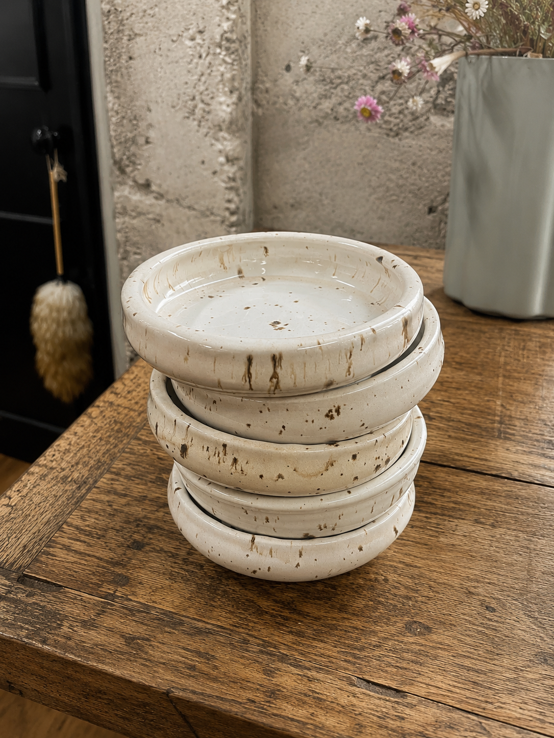 Handmade Pasta Bowl – Birch Speckle