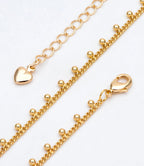 Bailey Bracelet - Gold / Silver Beaded Chain Bracelet