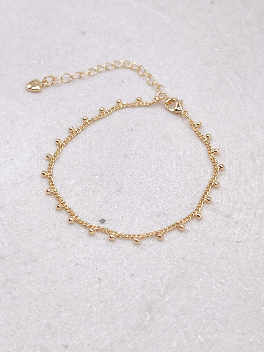 Bailey Bracelet - Gold / Silver Beaded Chain Bracelet
