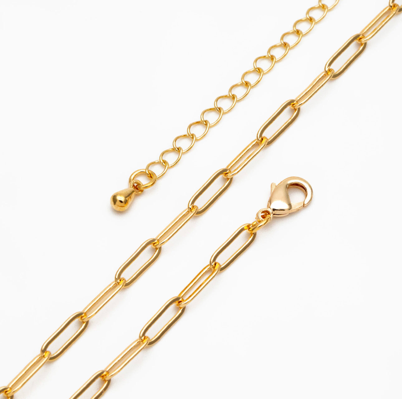 Nel Bracelet - Gold / Silver Fine Paperclip Chain Bracelet