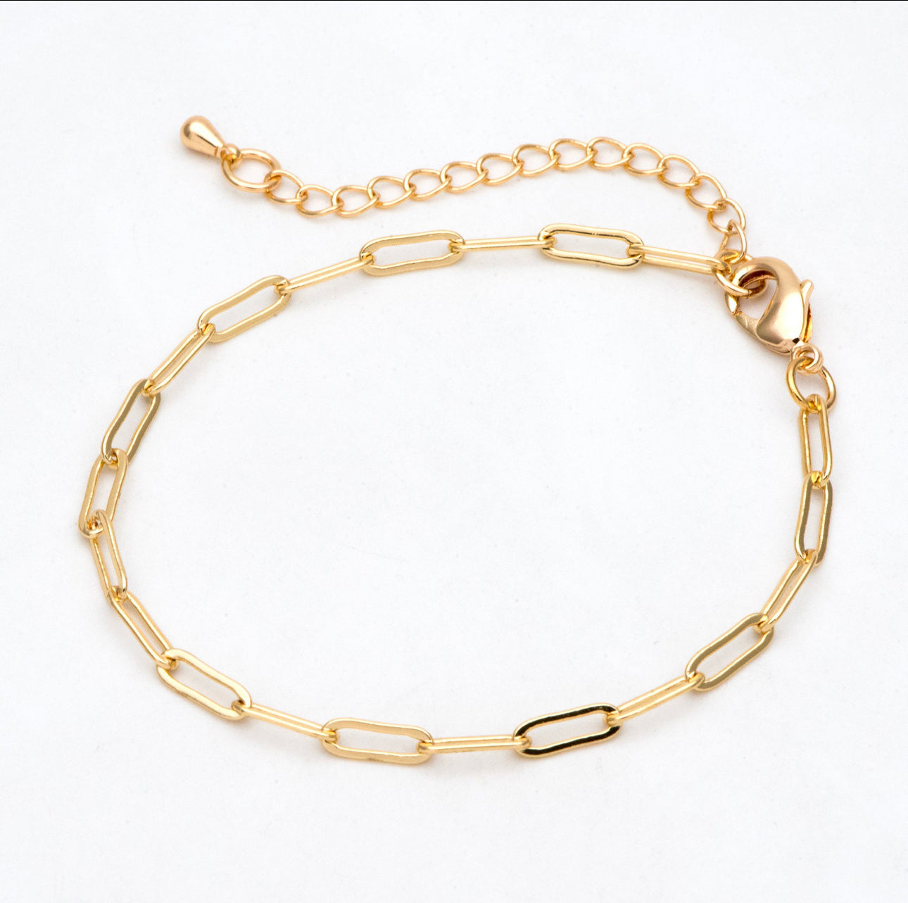 Nel Bracelet - Gold / Silver Fine Paperclip Chain Bracelet