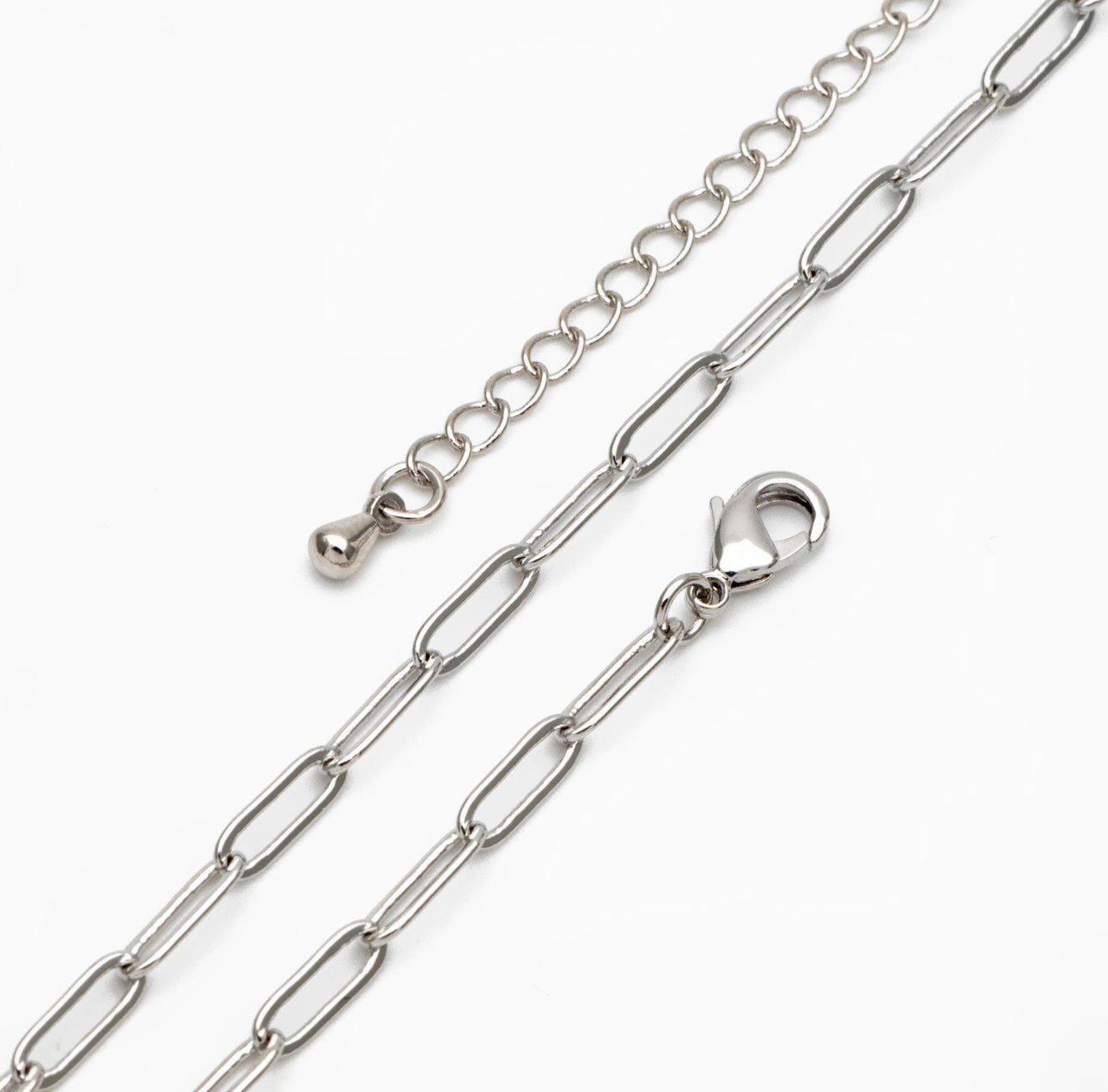 Nel Necklace - Gold / Silver Fine Paperclip Chain Necklace