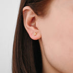 Triple Stud - Gold / Silver Earrings