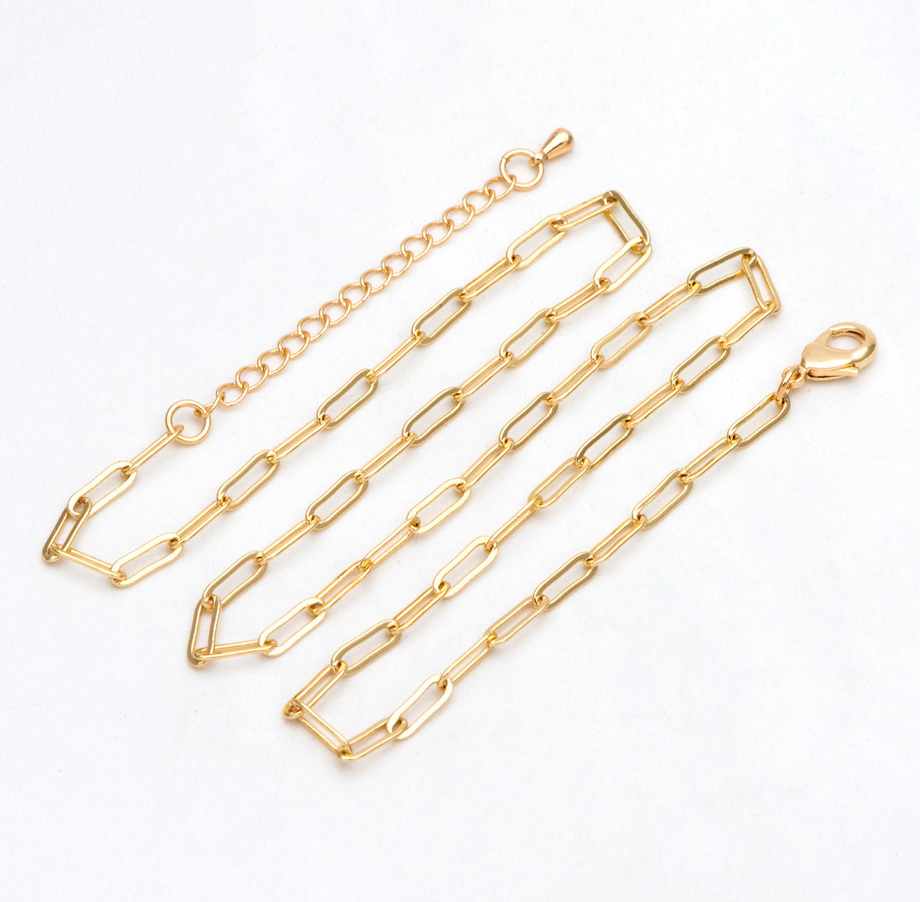 Nel Necklace - Gold / Silver Fine Paperclip Chain Necklace