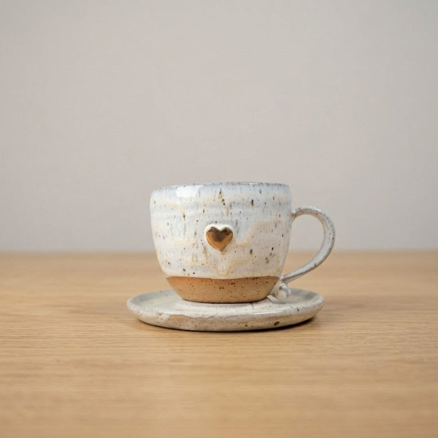 Gold Lustre Cup & Saucer Set