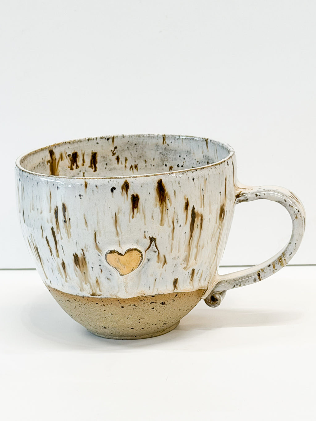12ct Gold Lustre Heart Cup