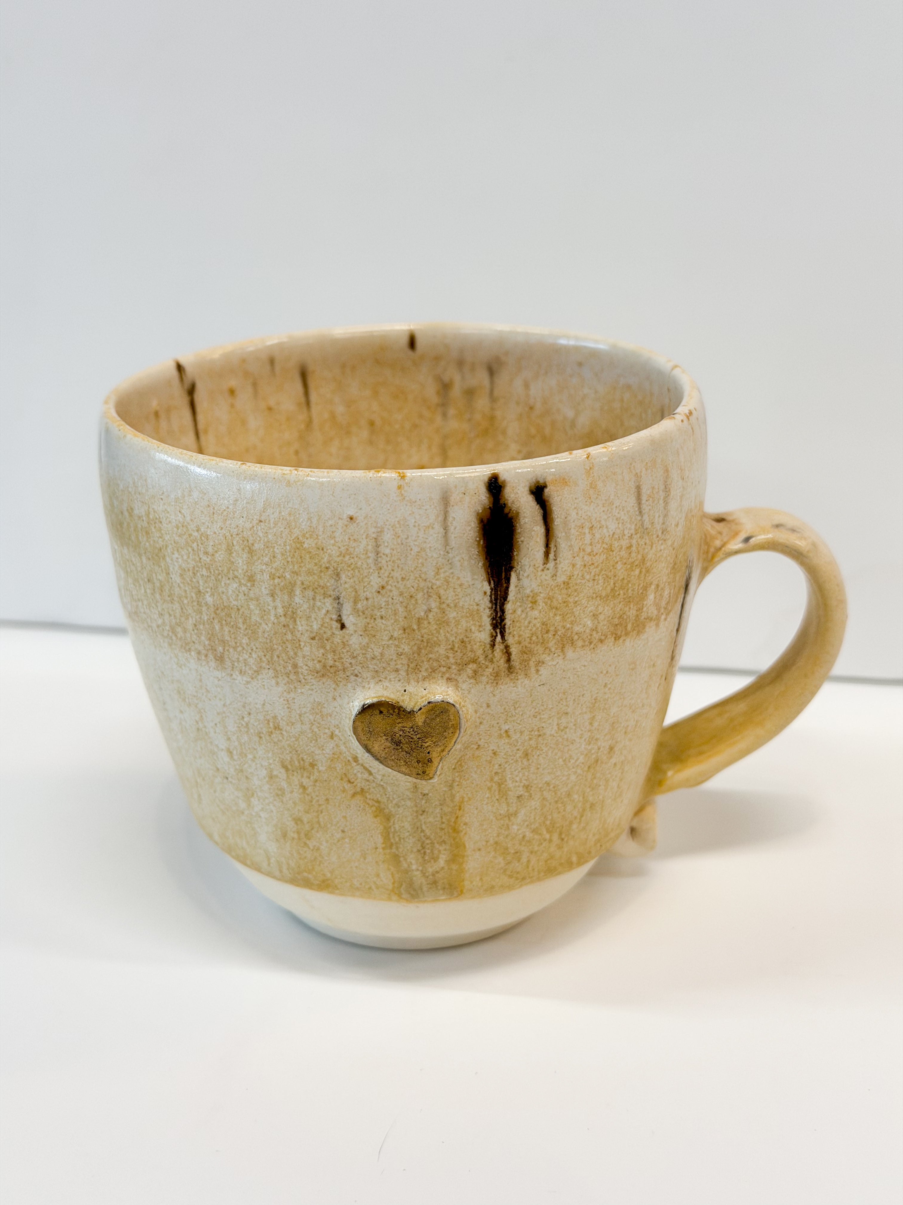 12ct Gold Lustre Heart Cup