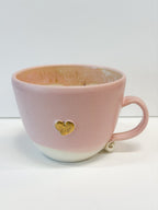 12ct Gold Lustre Heart Cup