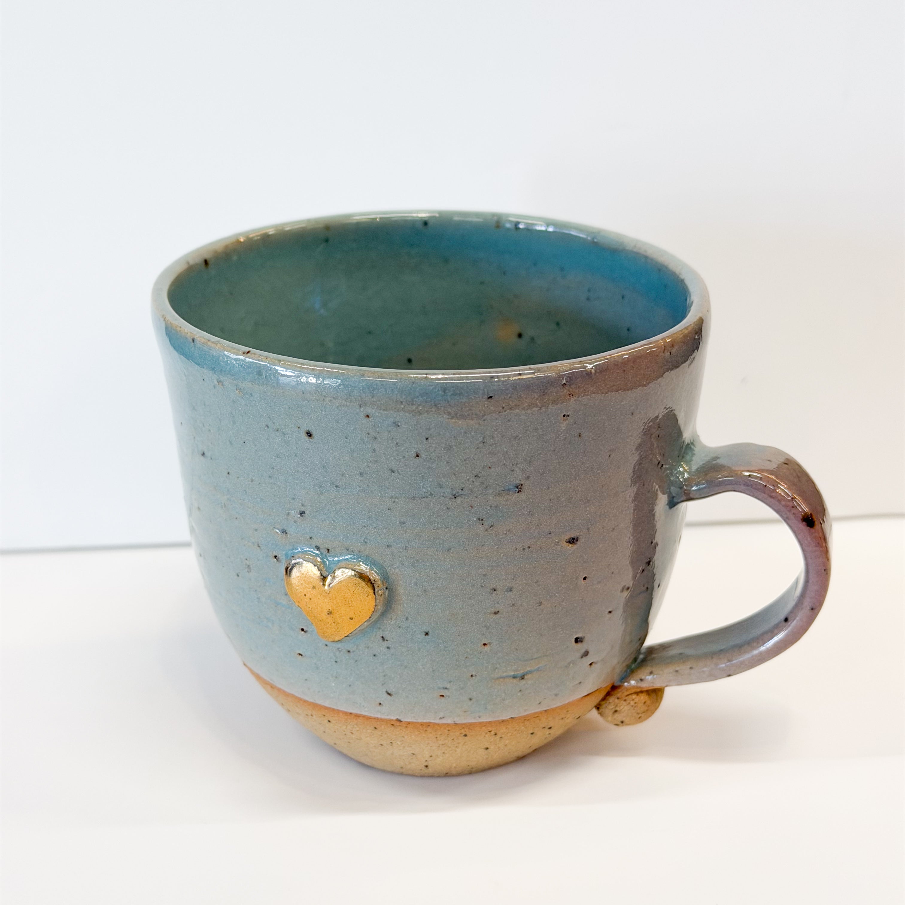 12ct Gold Lustre Heart Cup