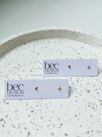 Celeste Stud - Gold / Silver Star Moon Earrings