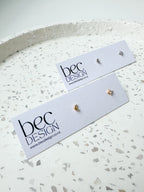 Celeste Stud - Gold / Silver Star Moon Earrings