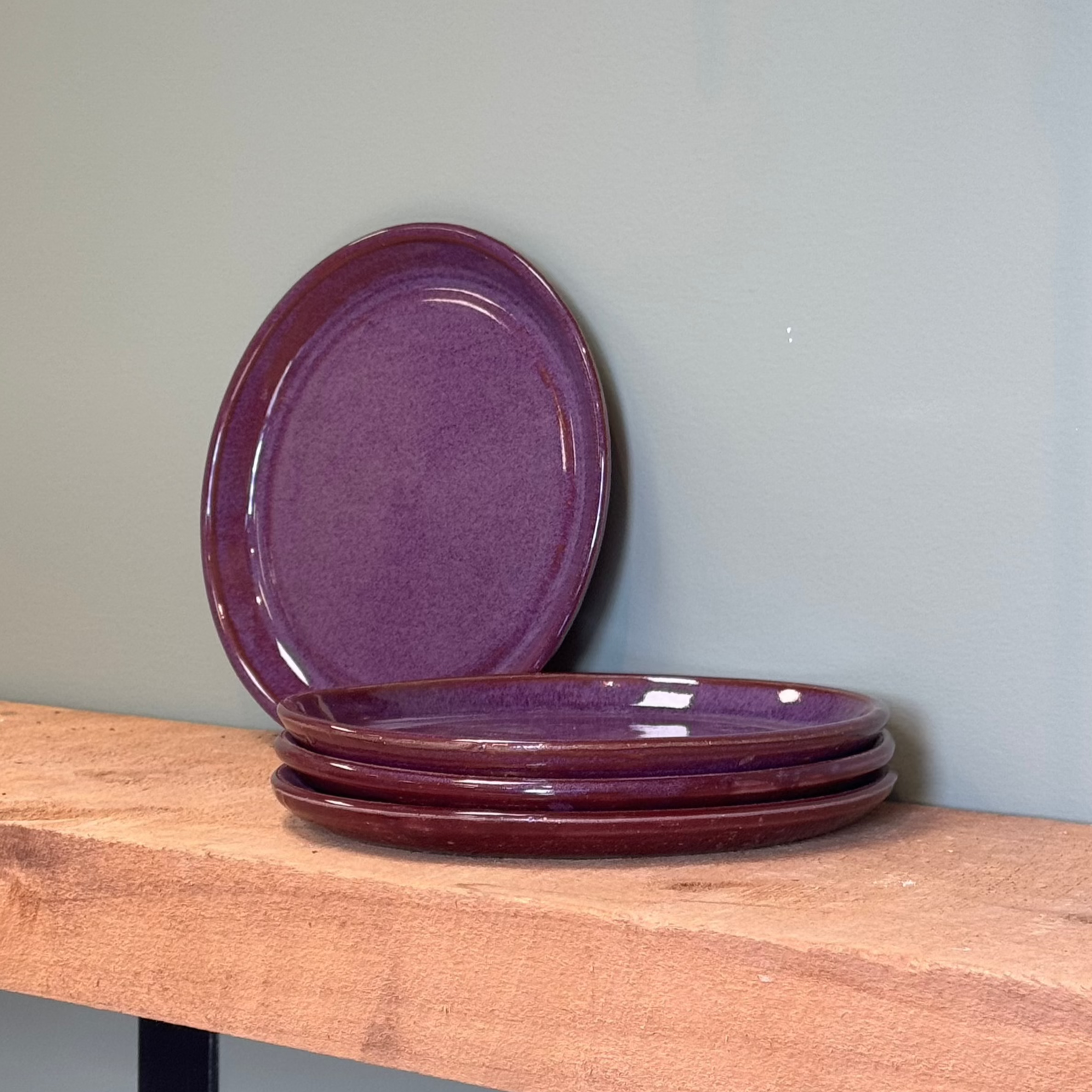 Side Plate in Mulberry