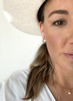 Shine Earring - Spikey Gold / Silver Huggie Hoop