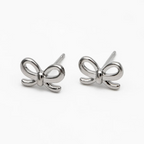 Bow Gold / Silver Stud Earrings