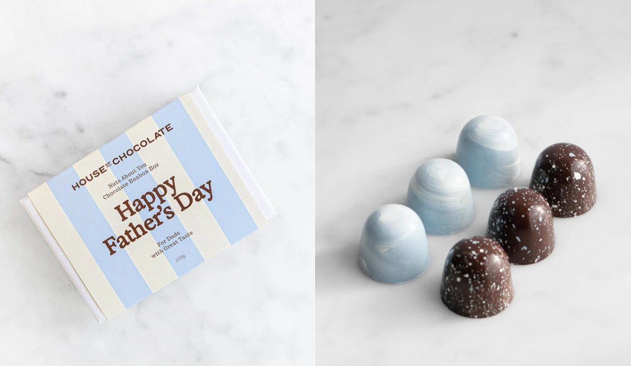 House of Chocolate - Fathers Day Salted Caramel Bon Bons Box of 6
