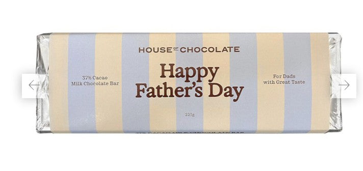 House of Chocolate - Fathers Day Milk Chocolate Bar