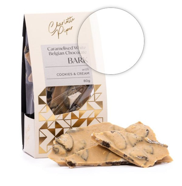 Caramalised White Belgian Chocolate Bark