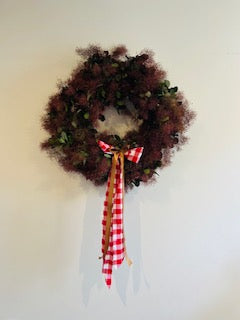 Smoke Bush Wreath 80cm