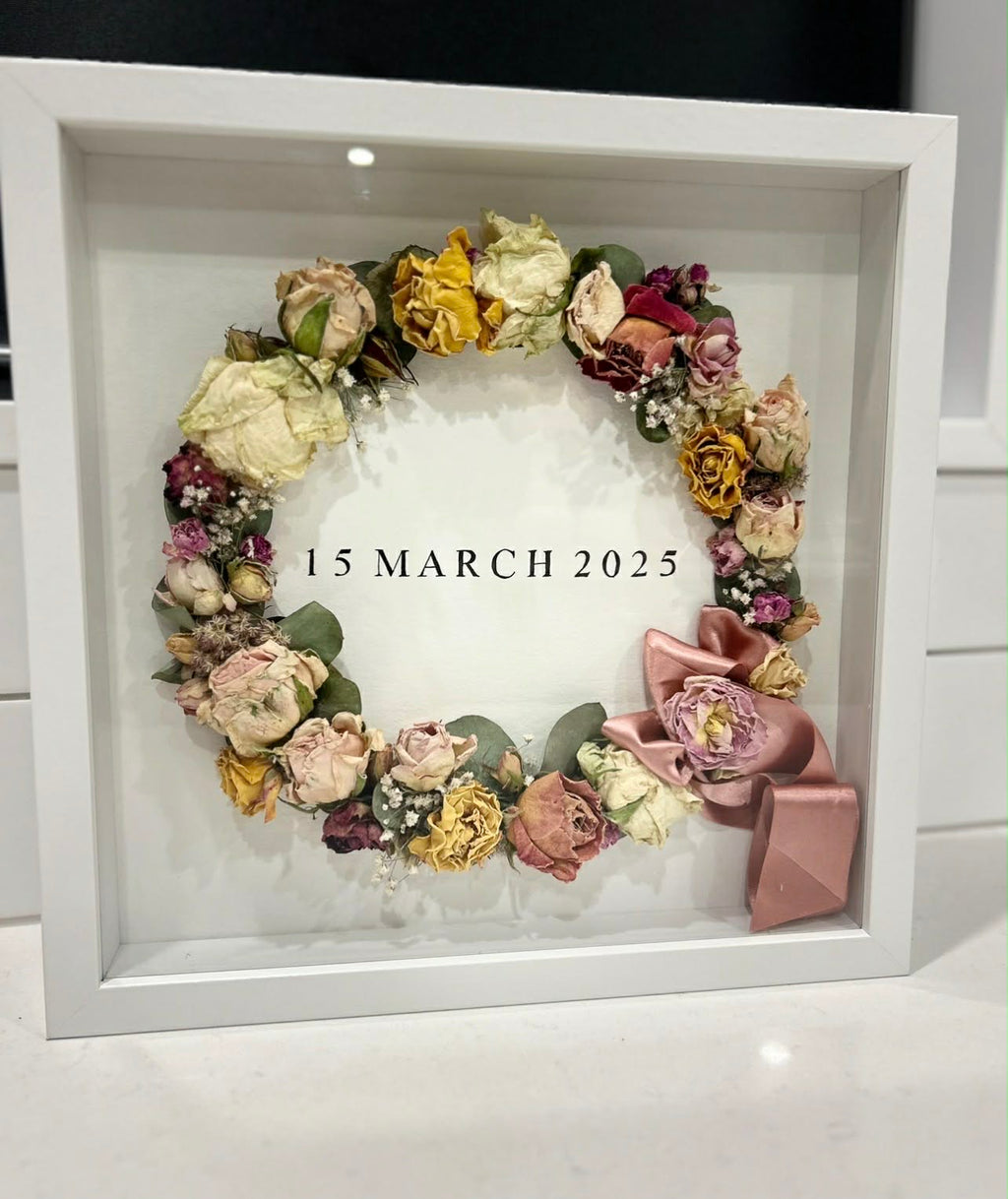 Wedding boxed frame