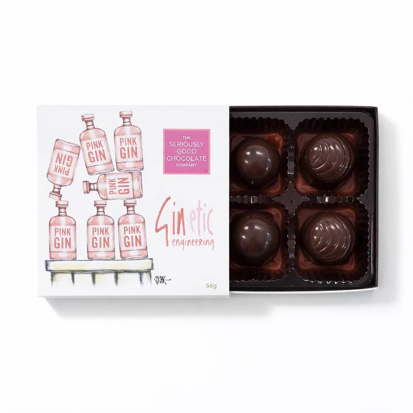 The Seriously Good Chocolate Company's Gin-etic Pink Gin Chocolate