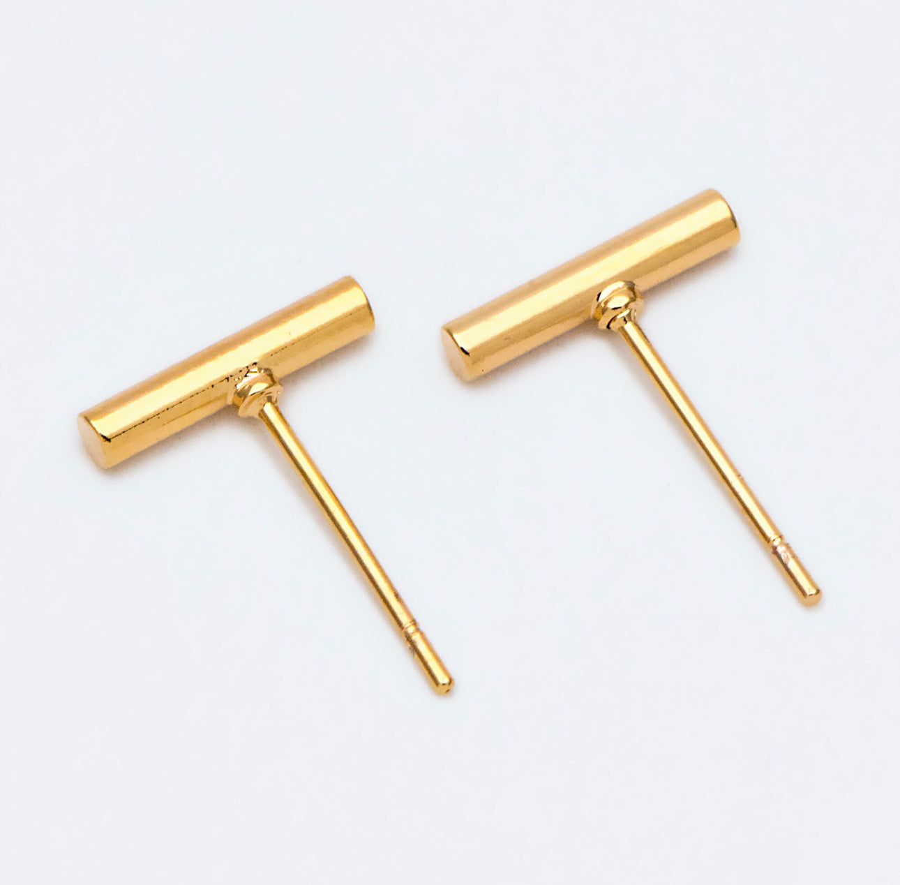 Bar Stud - Gold / Silver Earrings