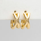 XX Huggie - Gold Hoop Earrings