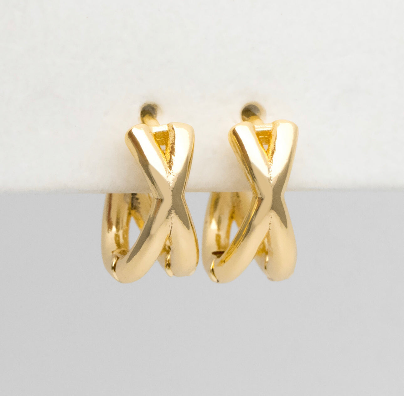 XX Huggie - Gold Hoop Earrings