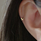 Mini Butterfly Stud - Gold / Silver Earrings