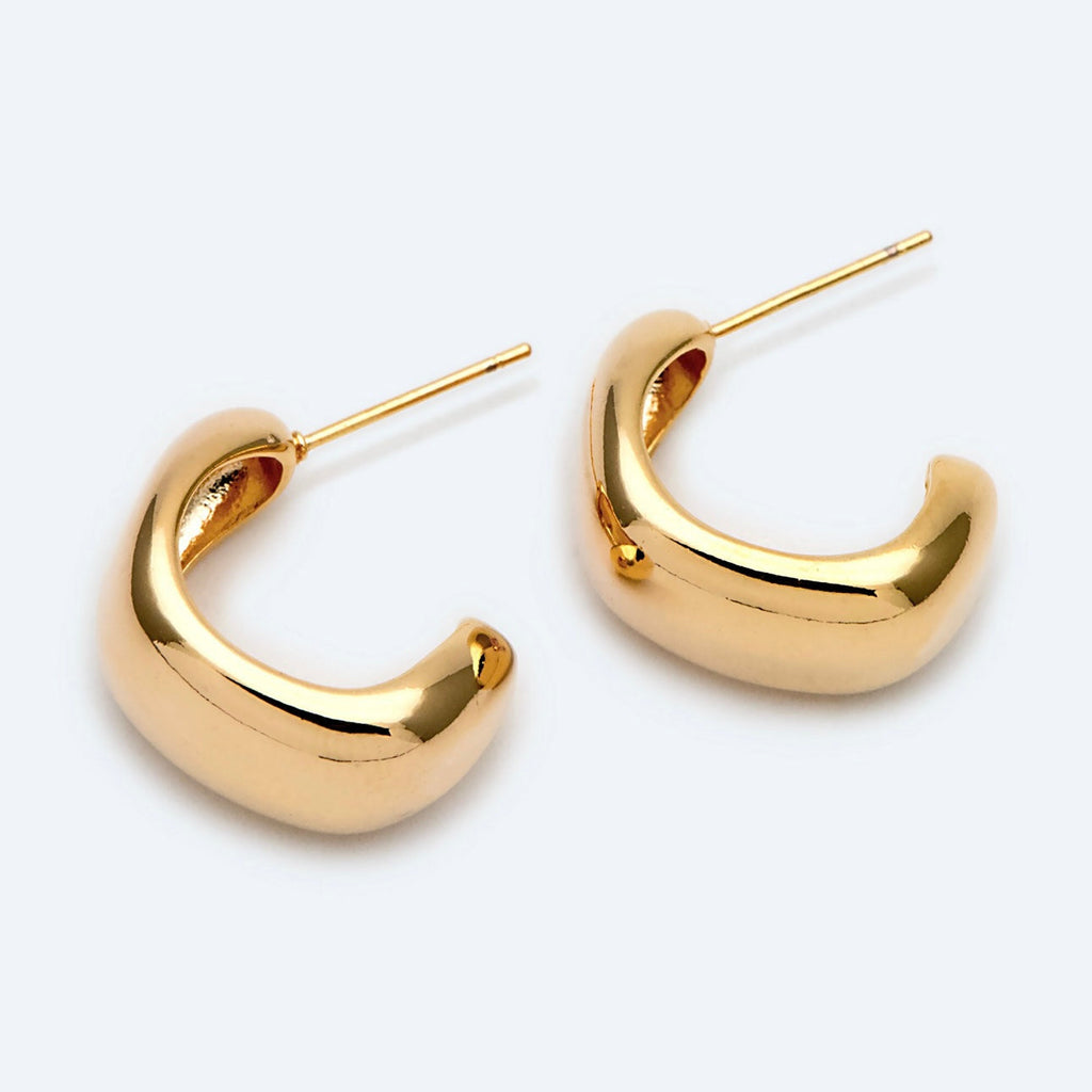 Sofia Earring - Gold / Silver Organic Drop Earrings