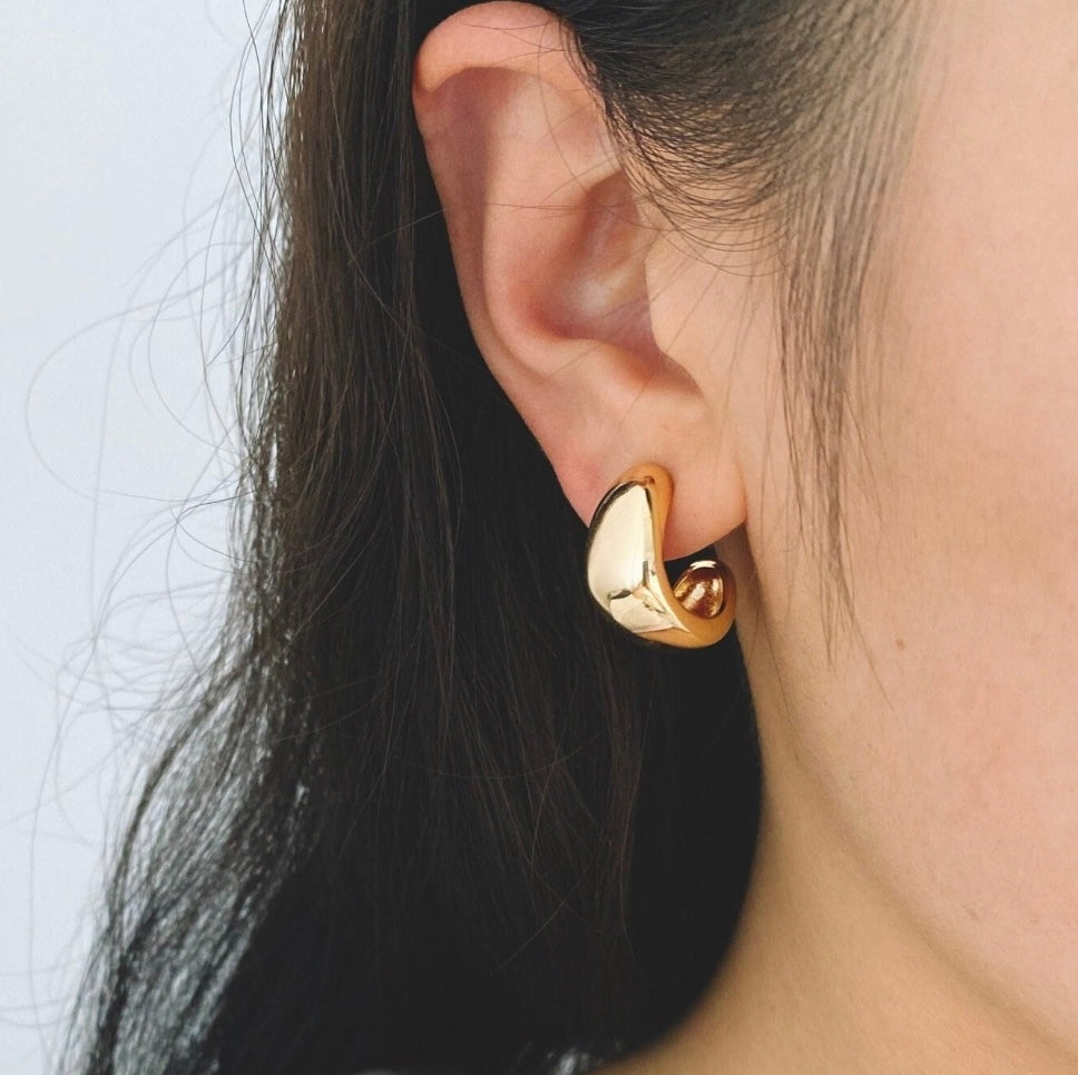 Sofia Earring - Gold / Silver Organic Drop Earrings