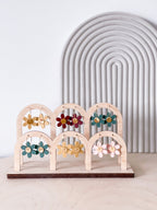 Daisy Hoop - Everyday Acrylic Earrings