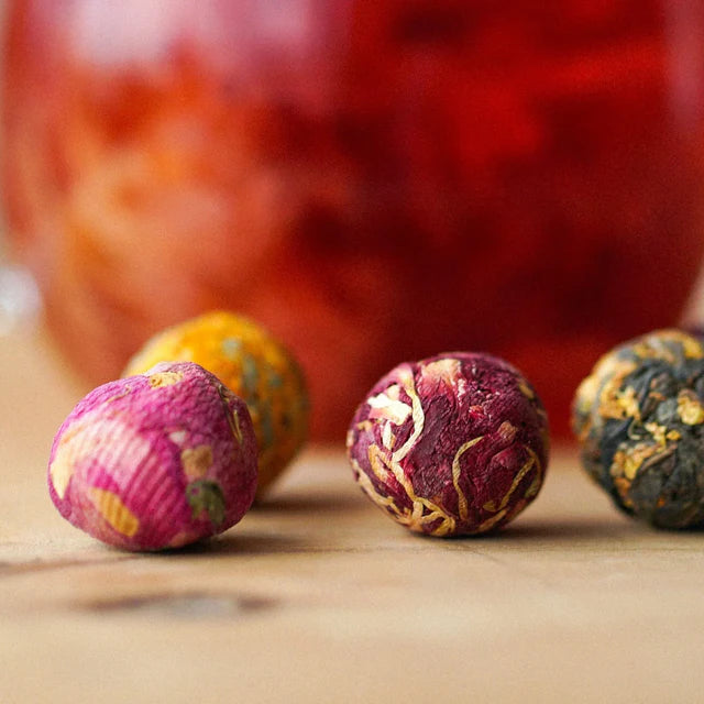 Better Tea Blooming Tea Balls set x6